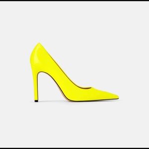 New zara neon pumps